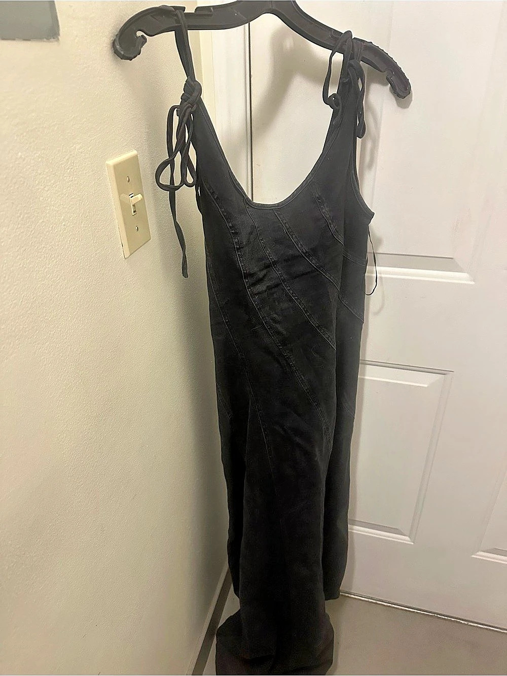 Free People Taking Sides Maxi Dress Black